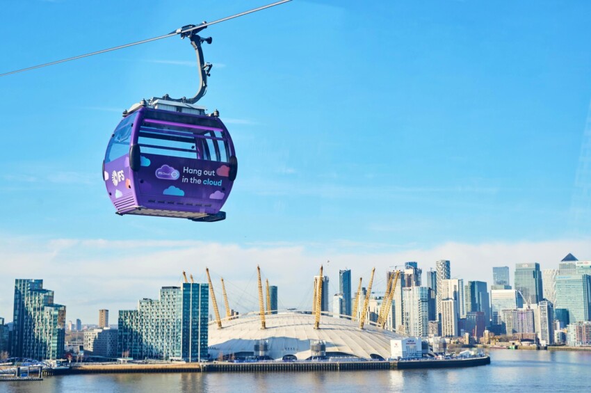 IFS Cloud Cable Car, the Thames cable car